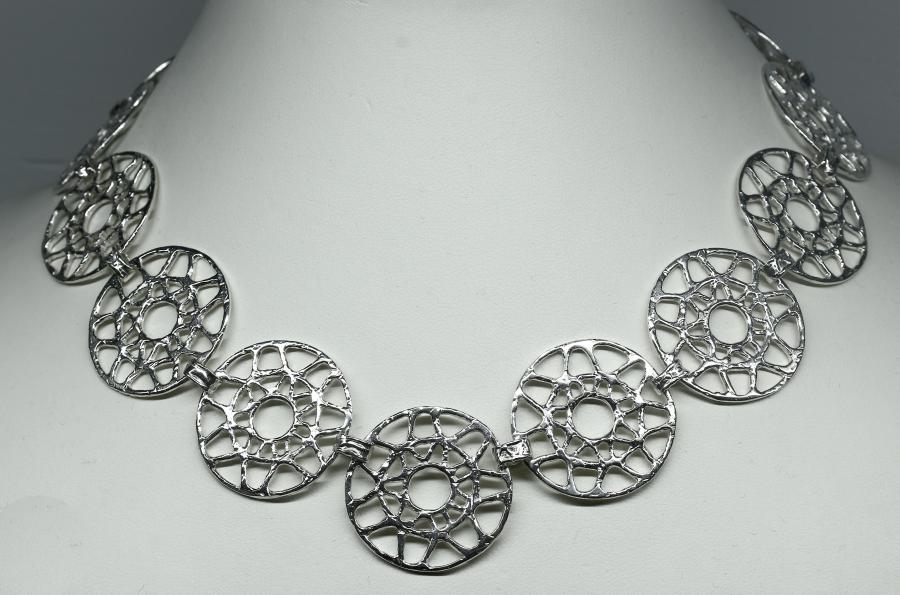 Collier in argento scudi piceni