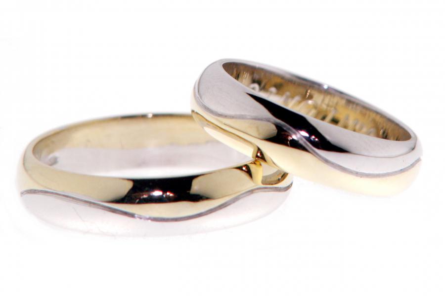 Fedi in oro bianco non rodiato