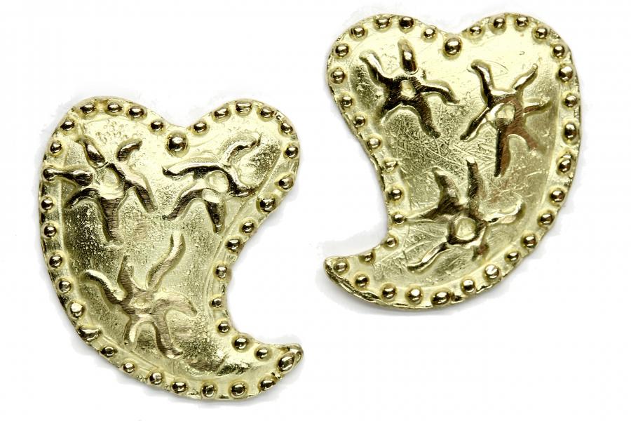 Orecchini in oro con perle