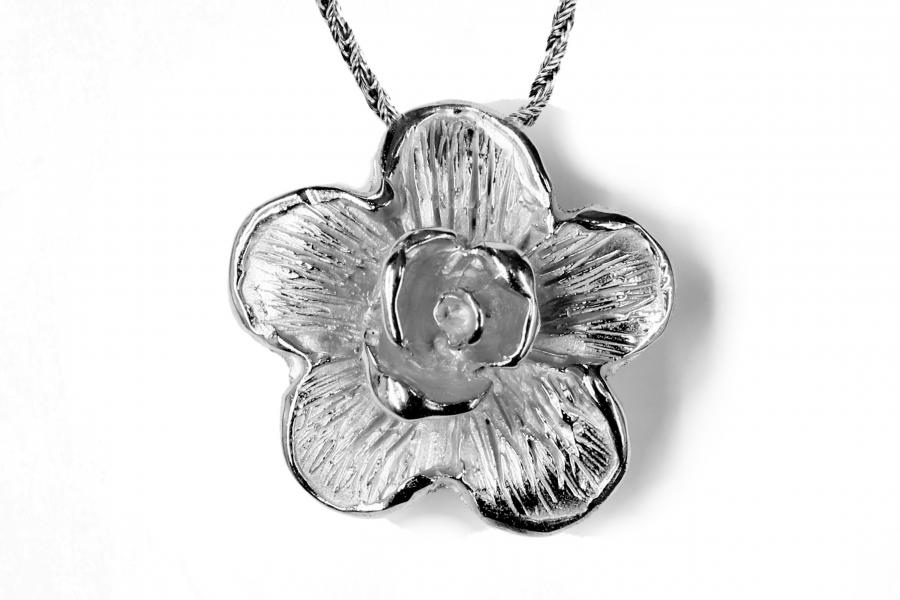 Ciondolo in argento ramarro