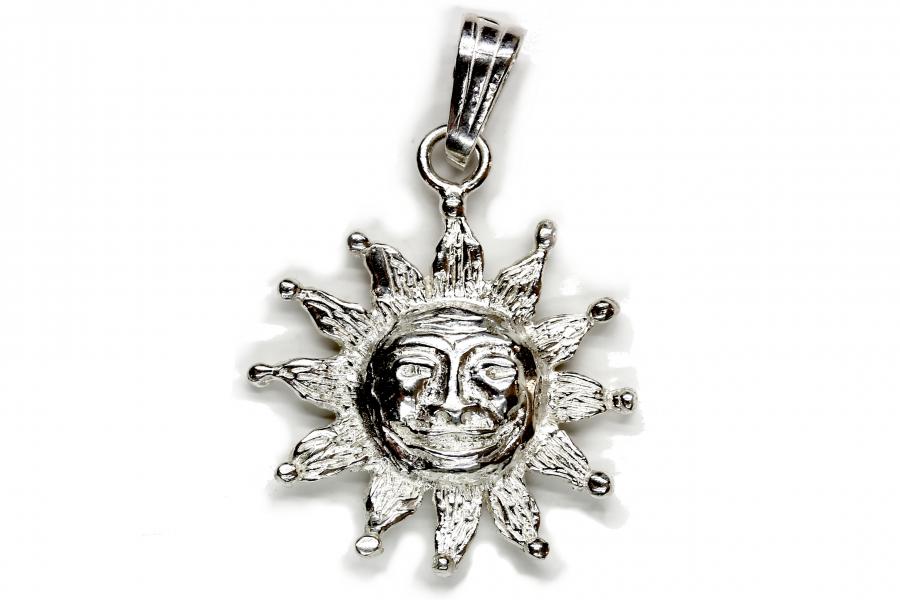 Ciondolo in oro, rosa di turchese