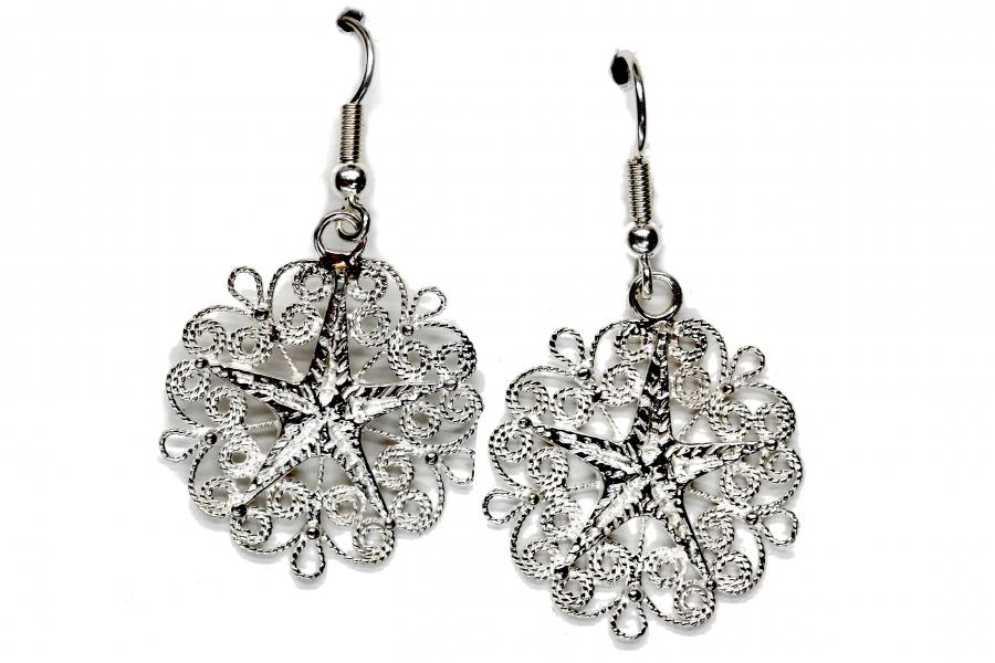 Orecchini in oro bianco