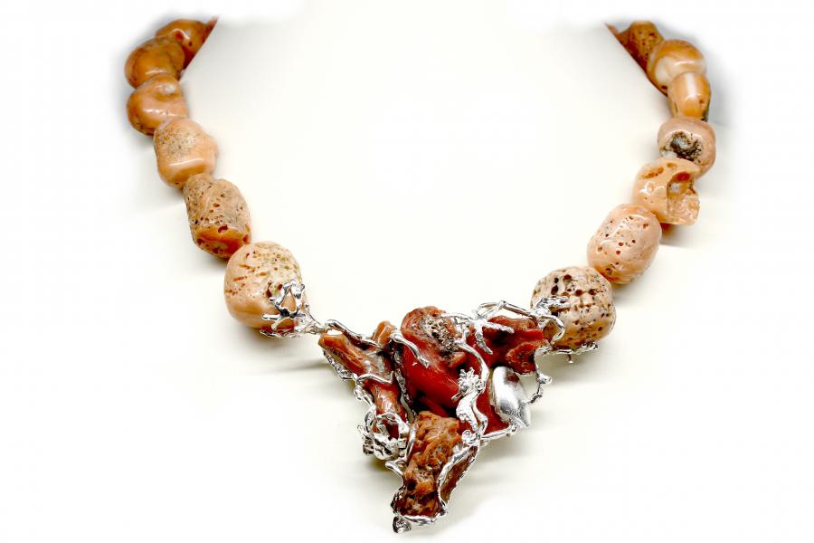 Collier in argento scudi piceni