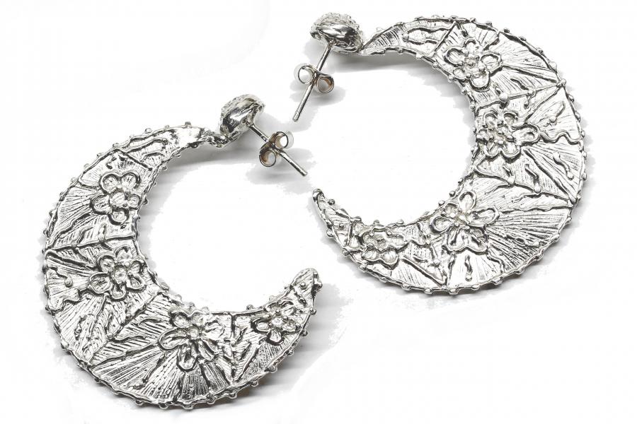 Orecchini in oro cuori abruzzesi