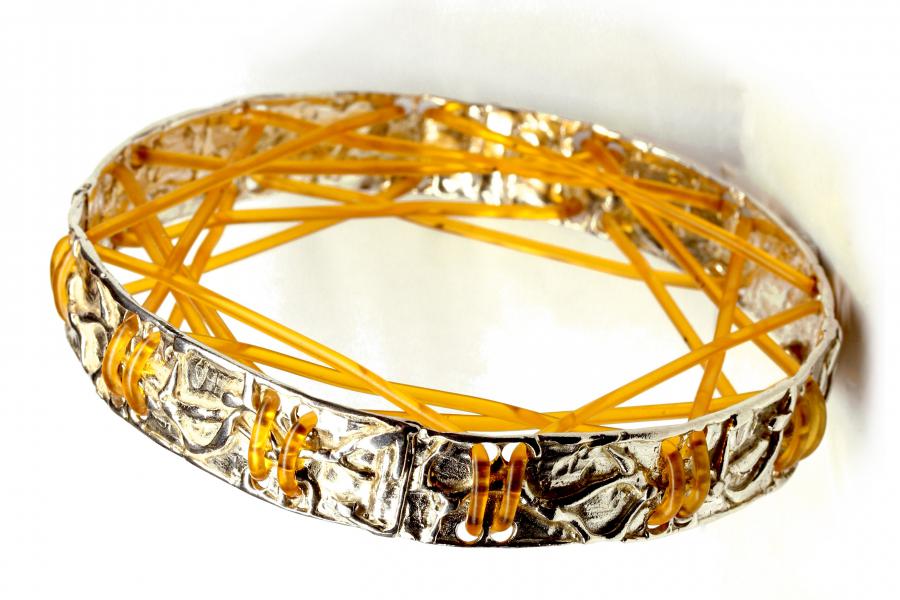 Bracciale in oro maglia marinara