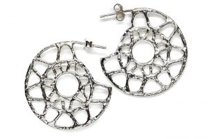 Orecchini in argento ruote picene