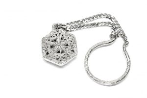 Portachiavi in argento, Pescarina