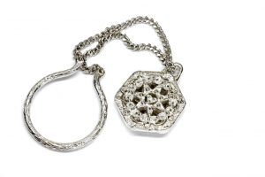 Portachiavi in argento, Presentosa