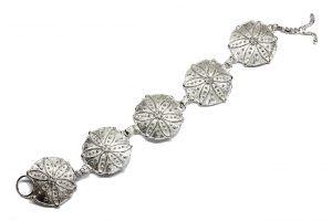 Bracciale piceno piastra fiore grande