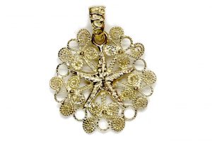 Ciondolo in oro, Pescarina, piccola