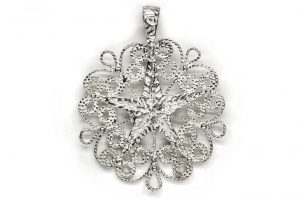 Ciondolo in argento, Pescarina, media